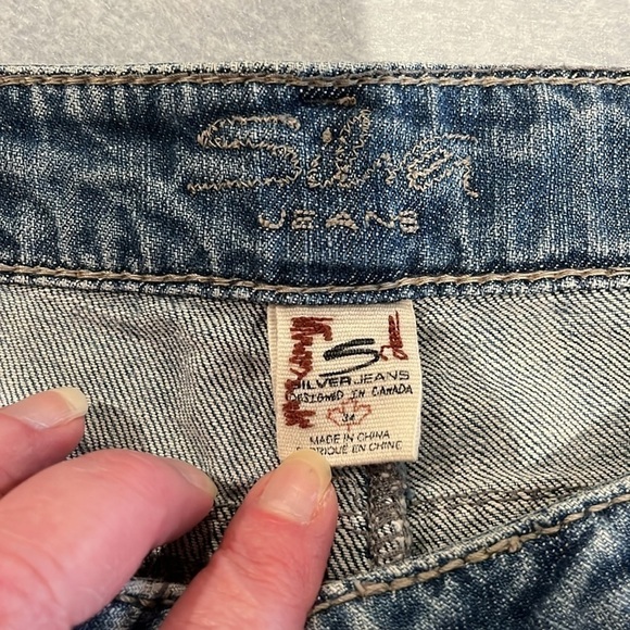 Men’s silver twisted 34 x 31 - Picture 3 of 12